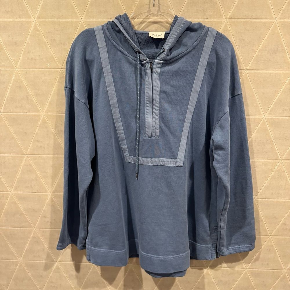 Wrap London Half Zip Hoodie Organic Cotton